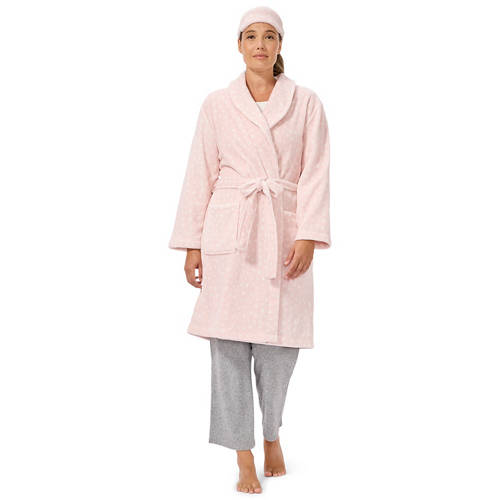 Fleece Eyemask and Robe Gift Set Product Image Front shot 01